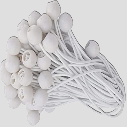 Heavy Duty White Ball Fixing Ball Bungees